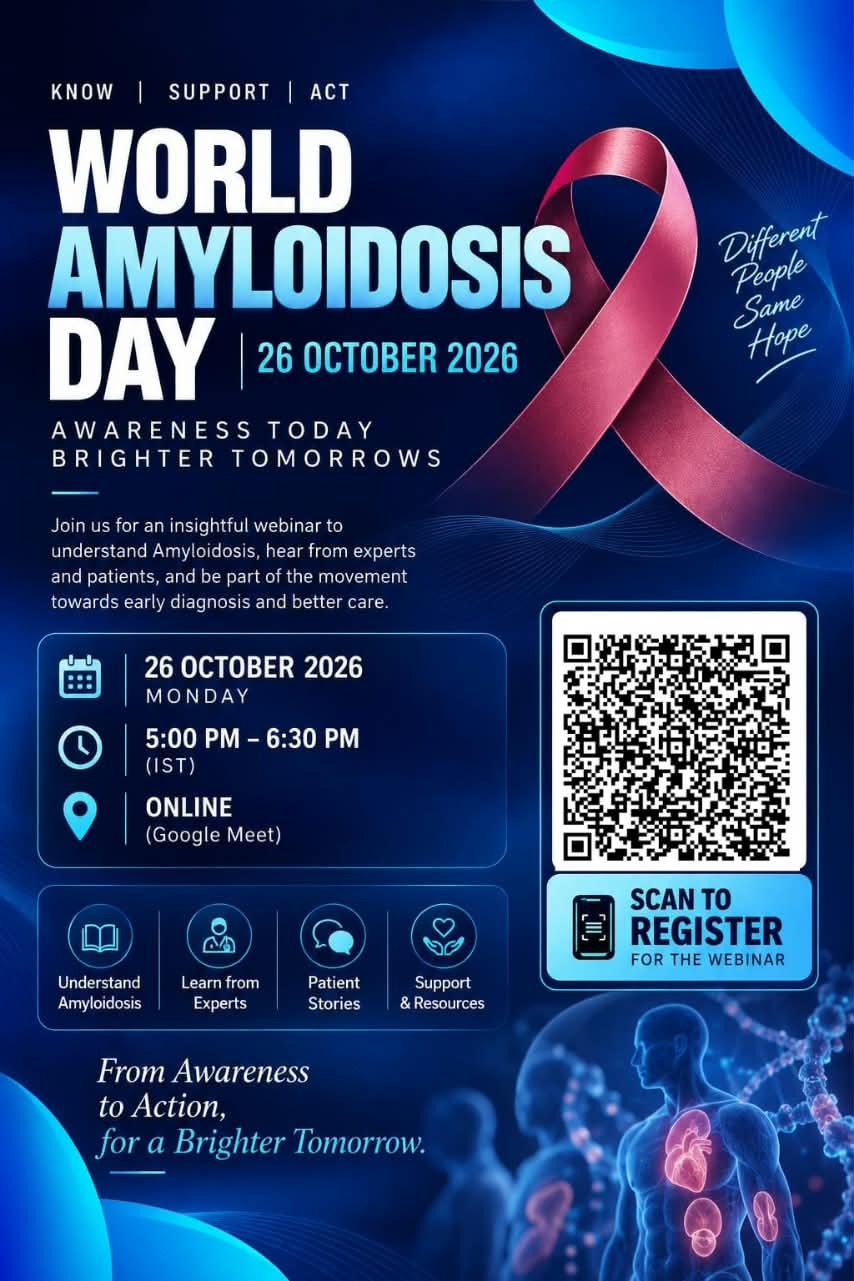World Amyloidosis Day awareness poster 5