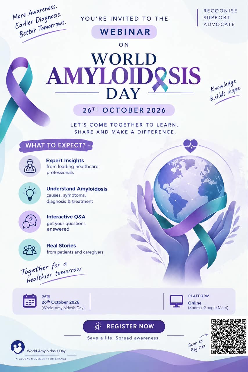 World Amyloidosis Day awareness poster 6