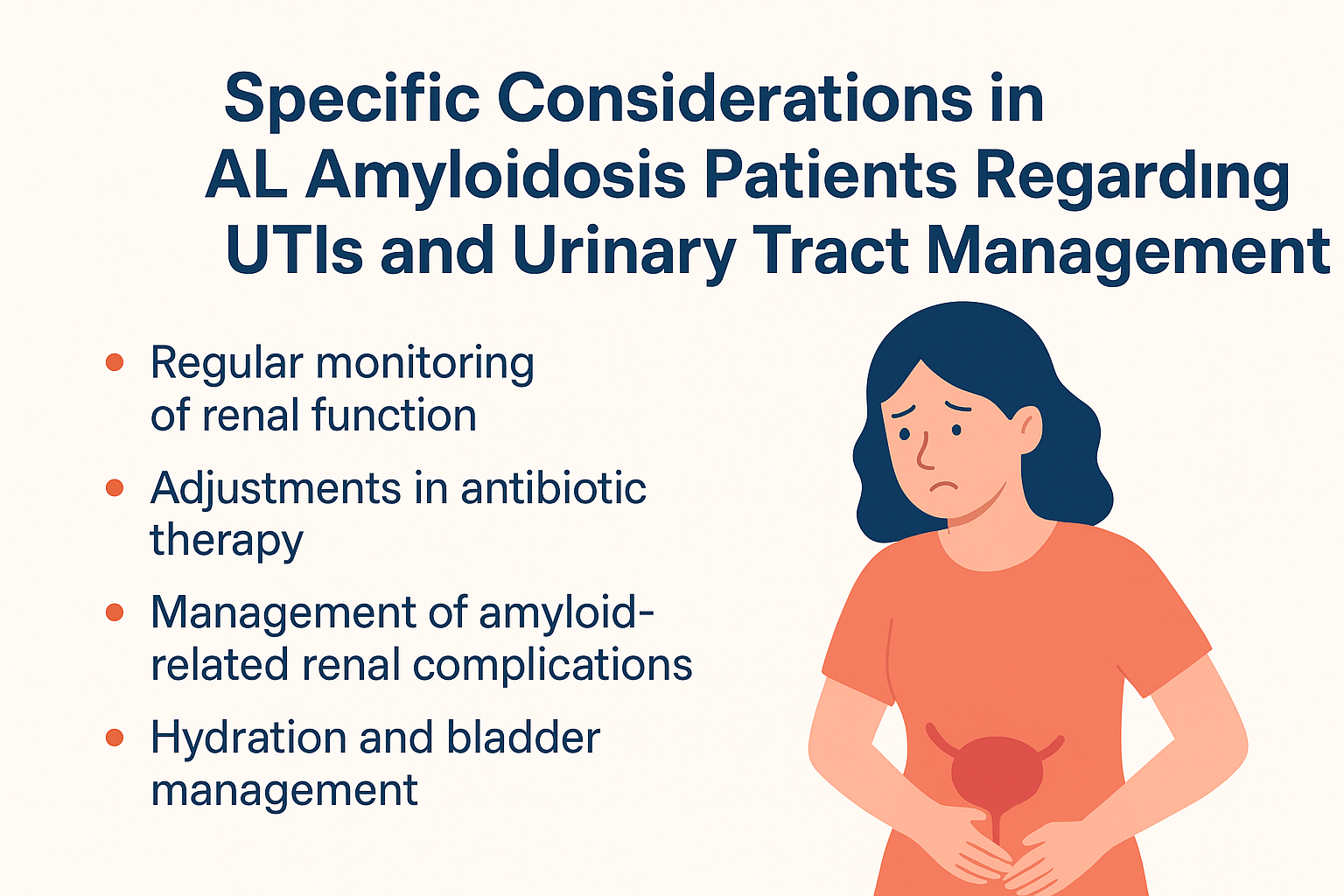 Specific Considerations in AL Amyloidosis Patients Regarding UTIs and Urinary Tract Management 