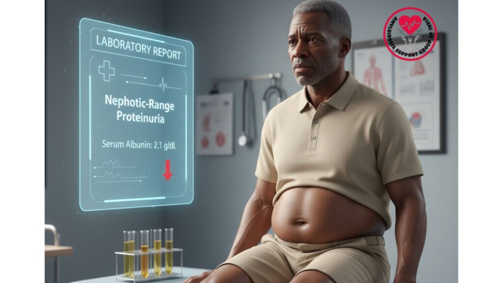 Nephrotic-Range Proteinuria in a 61-Year-Old Patient